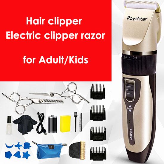 Rechargeable Low-noise Hair Clipper Remover Cutter Grooming Hair Trimmer Electrical Hair Cut Machine