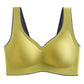 Latex Seamless Underwear Women's No Steel Ring Summer Thin Section Gather and Close The Milk Sports Vest Sleep Bra Latex Underwear Seamless
