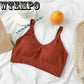 Sexy Sports Bra Top For Fitness Women Push Up Cross Straps Workout Bra For Women Gym Running Jogging