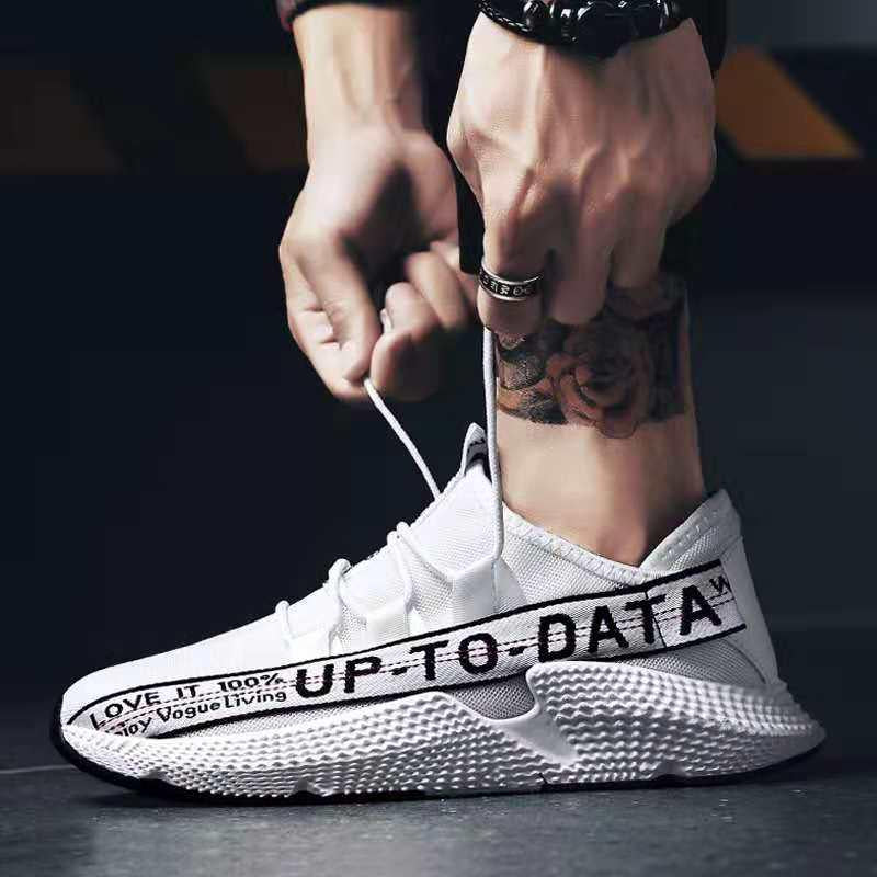 Running Shoes For Men Air Cushion Breathable Wear-resistant Fitness Trainer Sport Shoe Male Sneakers