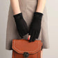 Fingerless Warm Gloves Female Winter Cute Korean Version Half-finger Plus Velvet Thick Cotton Driving Leak Two Fingers