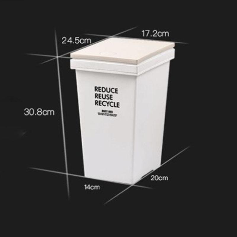 Japanese Style Trash Can Household Kitchen Living Room Bathroom Bathroom Toilet Toilet Bedroom Office Nordic Creativity