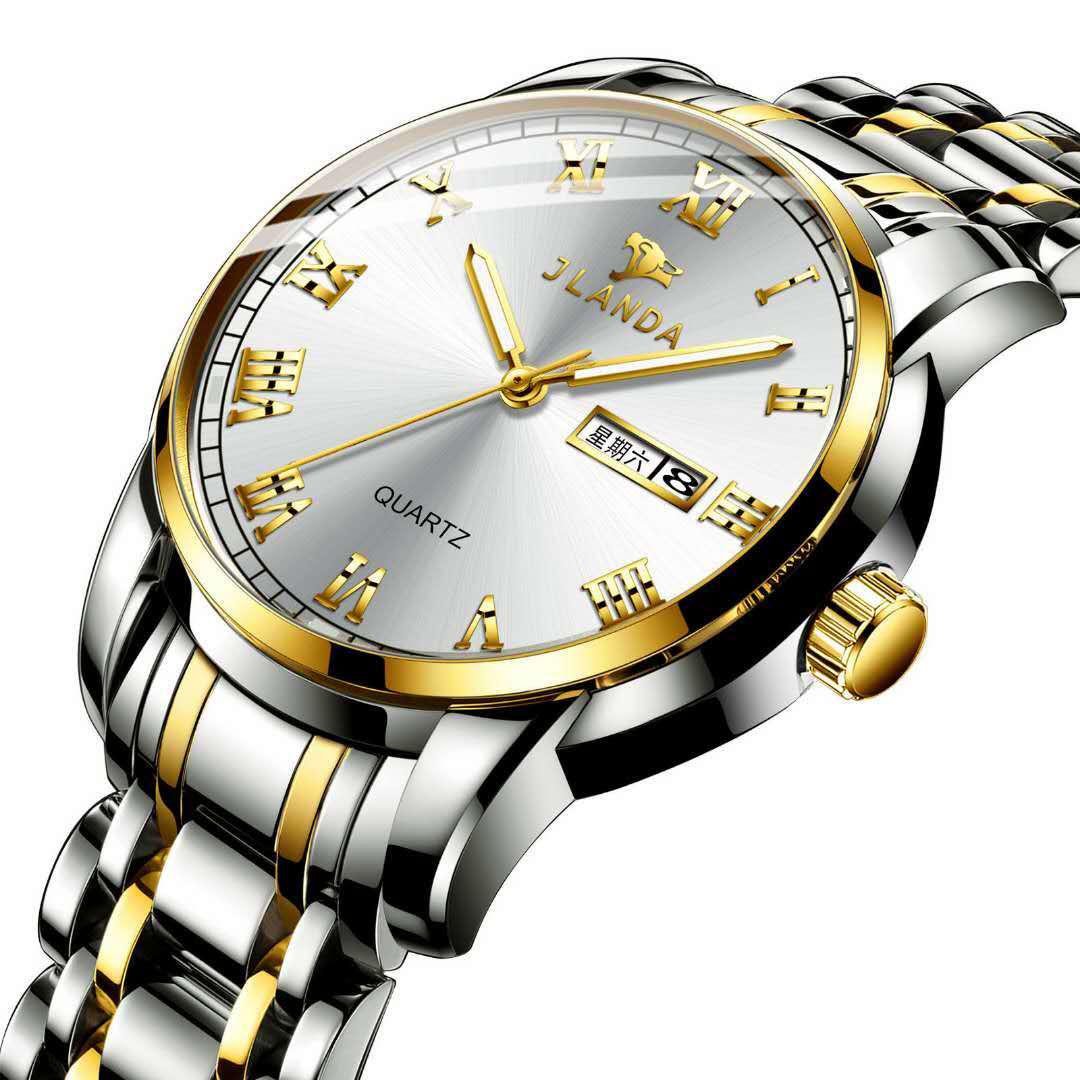 Men Mechanical Watch Skeleton Business Luminous Waterproof Watch