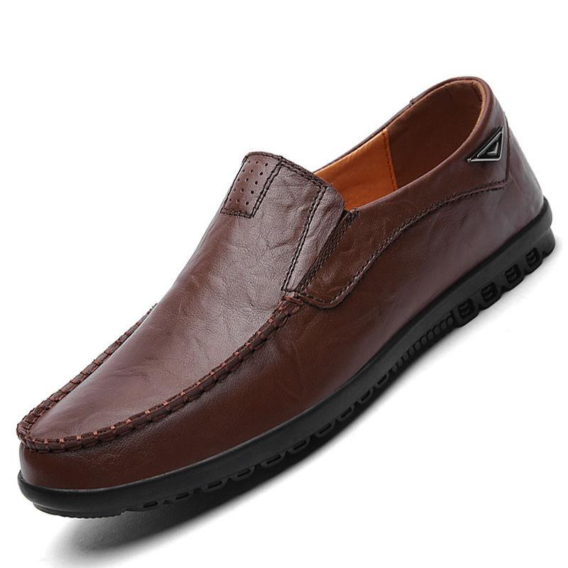 Really Breathable Men's Shoes Summer Cool Leather Comfortable Casual Shoes Formal Suit Shoes