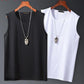 Men's Vest Wear Thin Sleeveless Men's Training Running Sports Quick-drying Breathable Waistcoat Loose Solid Color Men's Vest
