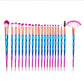 20 Pcs Makeup Brush Set Tools Make-up Toiletry Kit Wool Make Up Brush