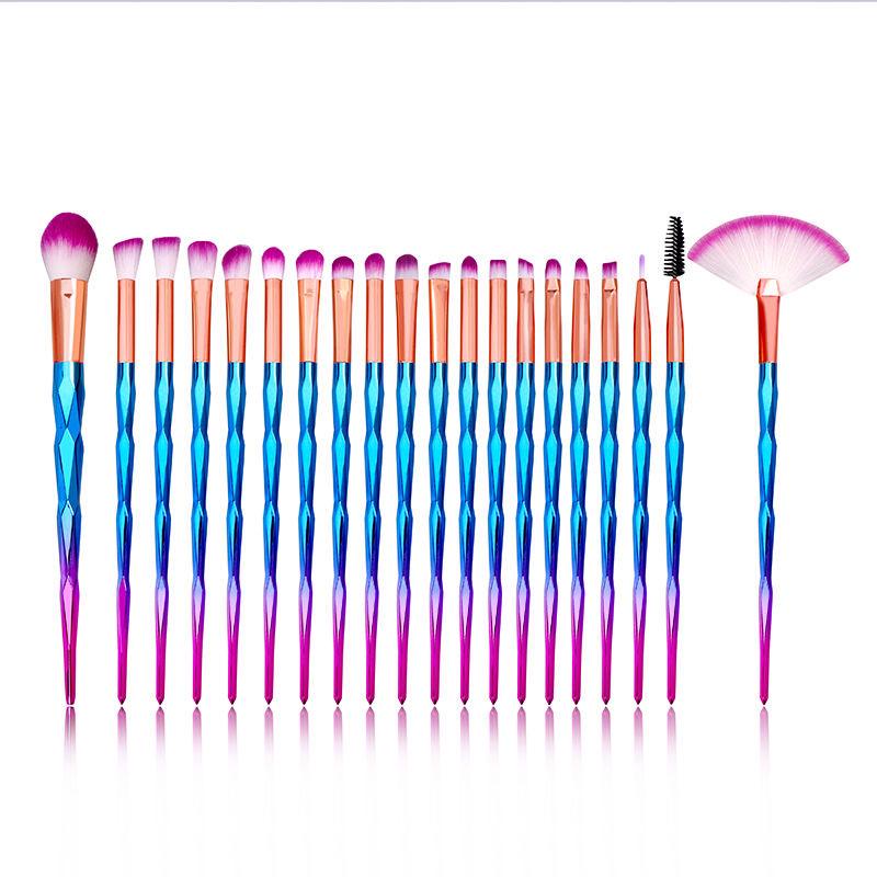 20PCS Makeup Brushes Fantasy Set Foundation Powder Eyeshadow Kits Gradient Color Makeup Brush Set