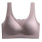 Summer Women's Ice Silk Seamless Beauty Back Wrap Chest Soft and Comfortable Vest Bottoming No Steel Ring Sports Gather Adjustment Bra