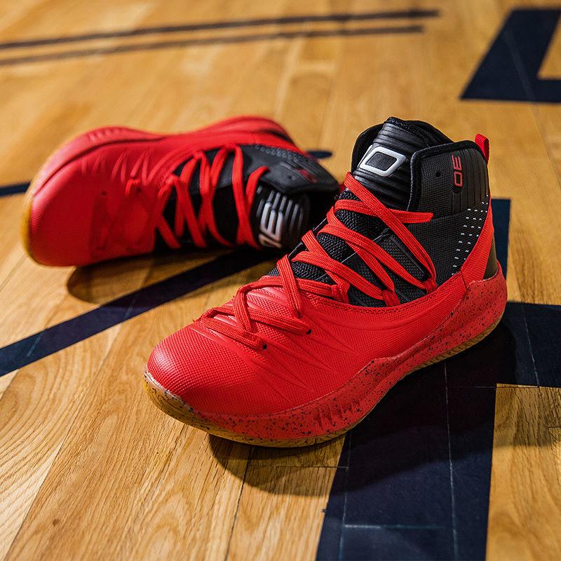 36-45 Men High-top Basketball Shoes Sneakers Shockproof Lightweight Breathable Outdoor Running Shoes