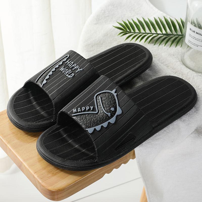Summer Unisex Floor Flat Shoes Lovely Indoor Flip Flops Female Non-Slip Bathroom Home Slippers Female Beach Shoe