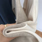 Autumn Winter Modal Cotton Pullover Women's Loose Half Turtleneck Sweater Fashion Curled Long Sleeve Knitwear