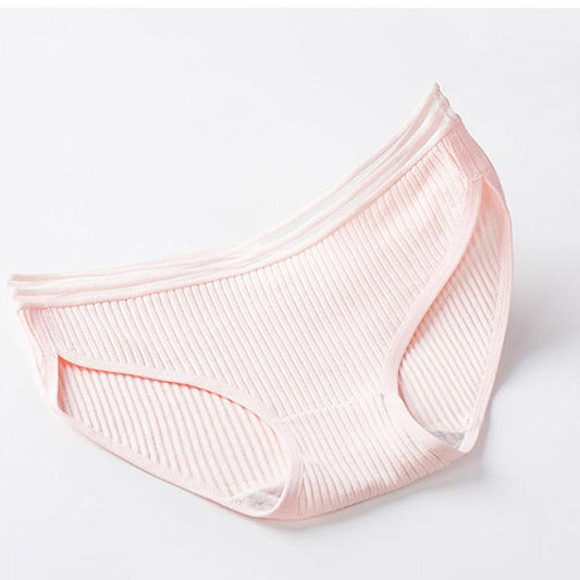 4-pack Women's Pure Cotton Girl Student Underwear Antibacterial Sexy and Charming Lace Mid-waist Plus Size Panties Korean Style Cute Panties