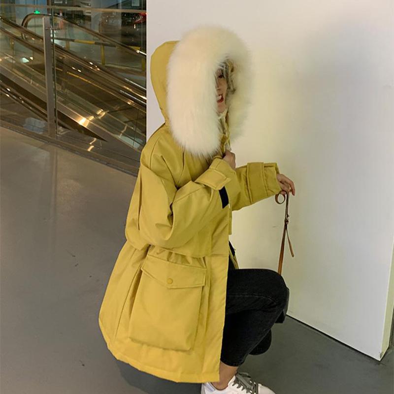 Winter Fashion Women's Cotton-padded Coat Loose Short Padded Padded Coat Student Parker Clothing Hooded Padded Jacket