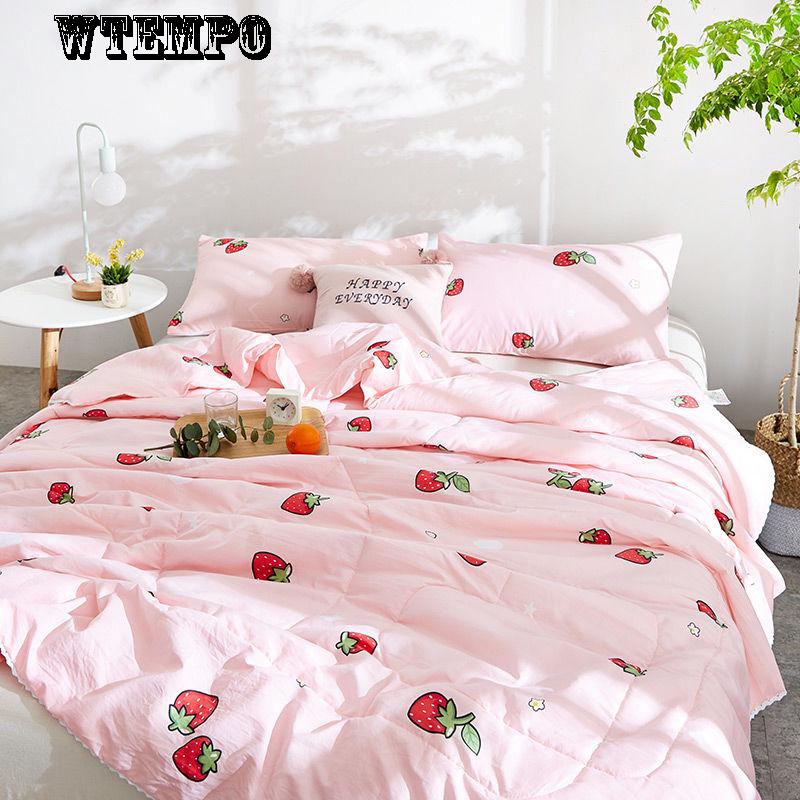 WTEMPO Summer Air Conditioner Is Cool In Summer and Is Comfortably Cartoon Printed By Core Cotton