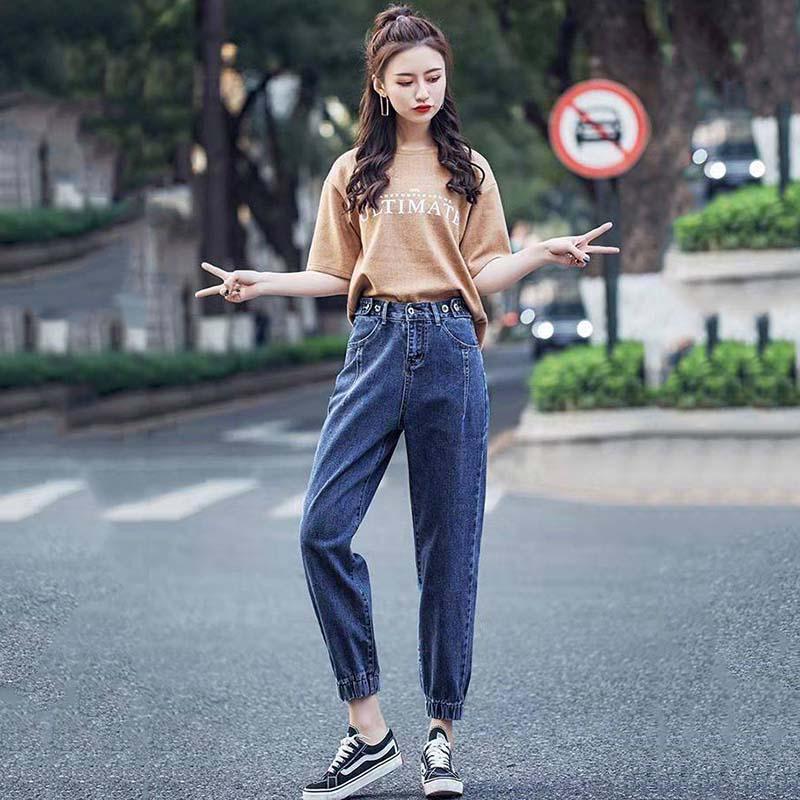 Vintage High Waist Women Jeans Women's Blue Denim Pants Boyfriend Jean Femme for Women Jeans