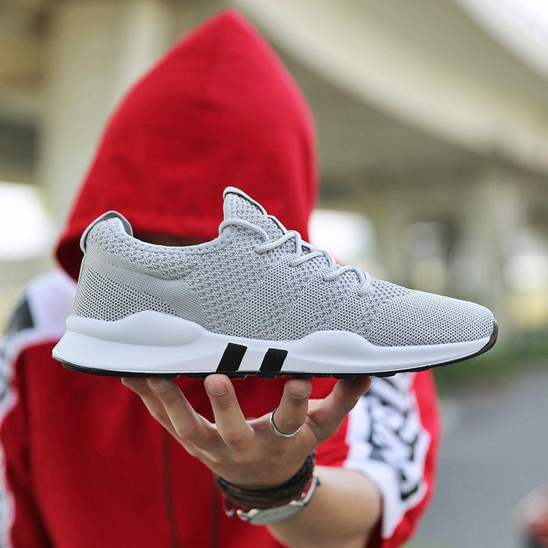 Men Shoes Lace-up Men Casual Shoes Lightweight Breathable Sneakers Men Running Shoes