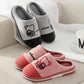 Autumn and Winter Pure Cotton Slippers Indoor Non-slip Soft-soled Shoes Warm Simple Plush Cotton Shoes