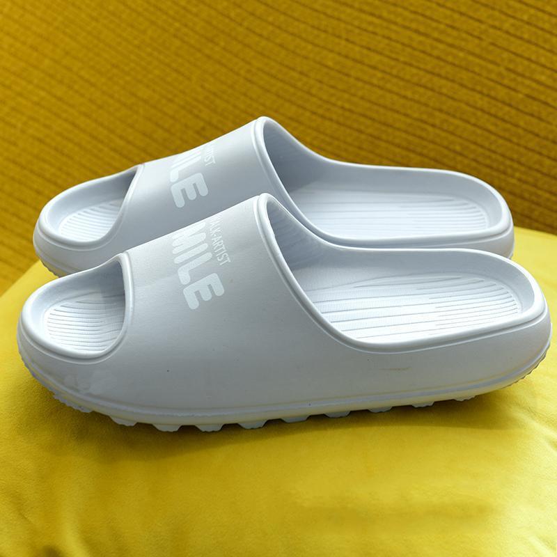 Soft Thick-soled Summer Massage Slippers Not Smelly Feet Household Couple Sandals and Slippers Deodorant Bathroom Bathing Home Non-slip Flip Flops