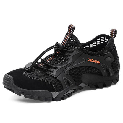 Plus Size 38-46 Summer Men Sneakers Hiking Shoes Lightweight Breathable Basketball Running Shoes Deodorant Mesh Casual Shoes