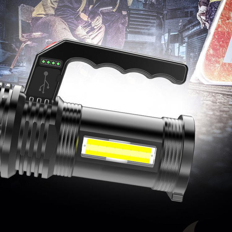 Portable Flashlight Strong Light Rechargeable Outdoor Ultra-bright Long-range Portable Lamp Searchlight