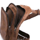 Chest Bag Male Large Capacity with Headphone Hole Shoulder Bag Outdoor Sports and Fitness Pockets