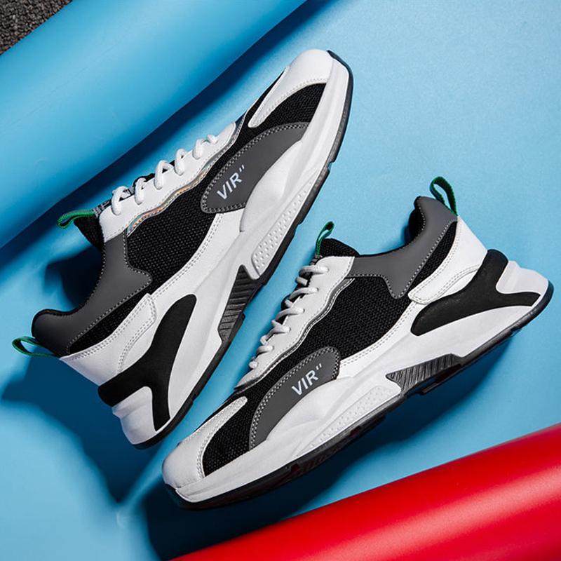 Fall Trend Men's Shoes Breathable Mesh Sneakers All-match Non-slip Men's Casual Old Fashion Shoes