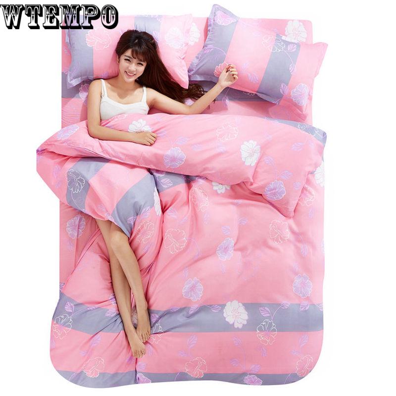 Bed Linen Set Sheet Pillowcase&duvet Cover Set Bedclothes Leaf Cover Home Bedding Sheet Set