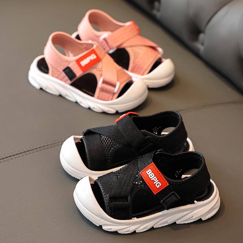 Summer Children's Sandals Men's Soft Bottom Non-slip Girls Boys Children's Baby Little Princess Beach Shoes
