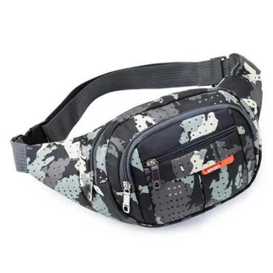 Women's Waist Bag Large-capacity Waterproof Money-receiving Waist Bag Men's Multi-functional Multi-layer Practical Wear-resistant Chest Bag