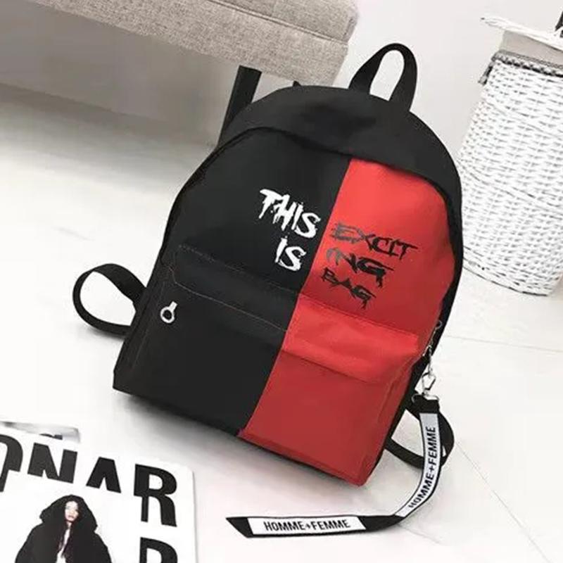 School Bag Female Student Backpack Male Backpack Large Capacity Middle School Student School Bag Travel Bag Couple Unisex Bag Shoulder Bags