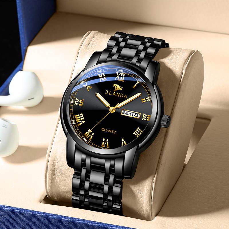 Mens Mechanical Watches Casual Steel Strap Sports Watch