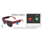 Bluetooth Headphone Polarized Sunglasses Bone Conduction Earphone Hiking Headset with Touch Control