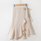 Ladies Retro Skirt Elegant Zipper Skirt Retro Pleated