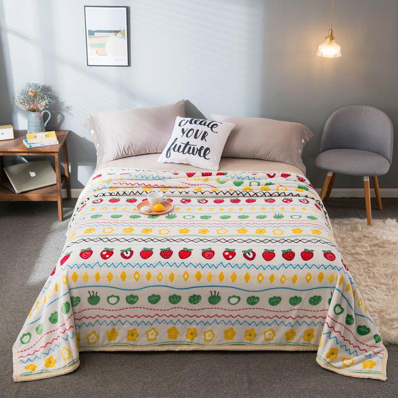 Warm Thick Flannel Blanket Coral Fleece Blanket Blanket Four Seasons Universal Dirty Travel Blanket Siesta Blanket Plus Velvet Bed Sheet