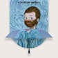 Fully Automatic Umbrella Cartoon Oil Painting Female Student Sunny and Rainy Sun Umbrella Black Glue Sunscreen Anti-ultraviolet Sunshade