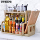 Kitchen Storage Rack Kitchen Bathroom Rack Tableware Storage Finishing Cosmetic