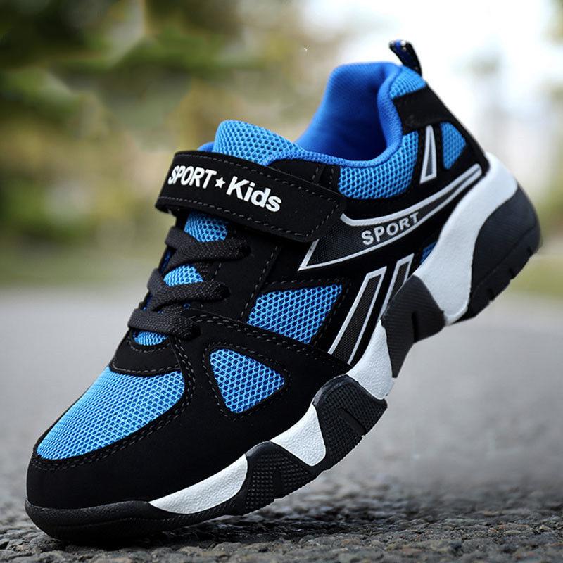 Boys' Sports Shoes for 4-15 Years Old Spring and Autumn Mesh Breathable Non-slip Shoes Children's Casual Shoes Lightweight Student Travel Shoes