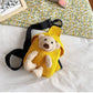 One-shoulder Canvas Bag Female Students Leisure Shopping Trend Waist Bag Fashion All-match Cross-body Chest Bag