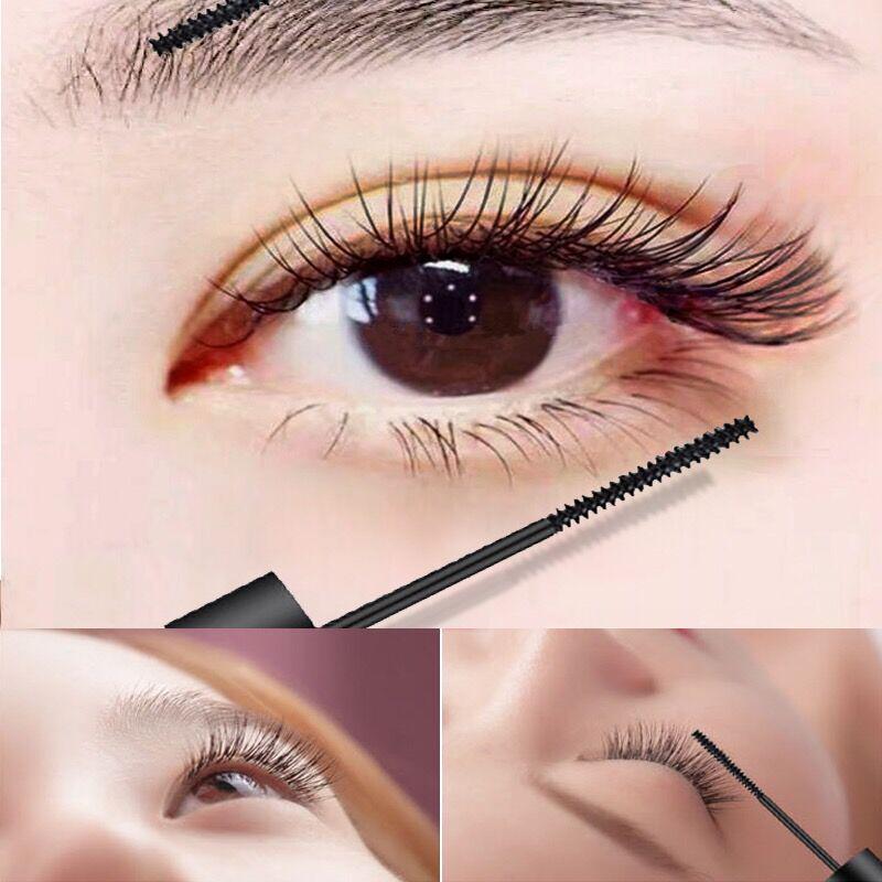 Ultra-fine brush mascara extended curl thick waterproof eyebrow pencil waterproof eyeliner set
