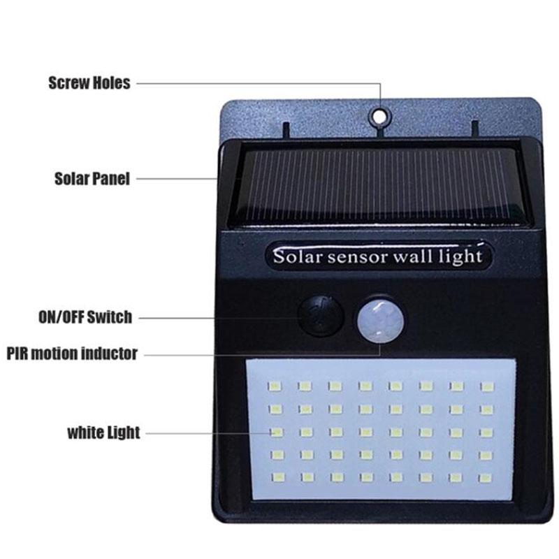 All-in-one Solar Light Household Indoor Outdoor Garden Light Automatic Human Body Induction Light Waterproof LED Wall Light