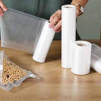 1000cm roll  Bags for Vacuum Packing Machine Packaging Food Storage Vacuum Bags  Fine Lines 19 Silk Is Suitable for Packaging Oily Food