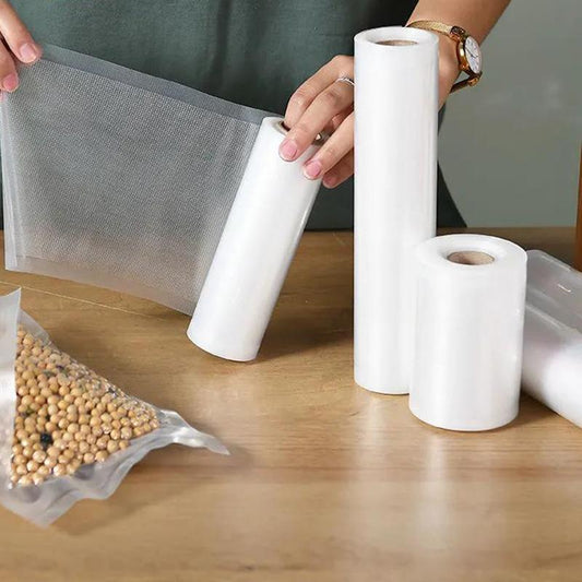 1000cm roll  Bags for Vacuum Packing Machine Packaging Food Storage Vacuum Bags  Fine Lines 19 Silk Is Suitable for Packaging Oily Food