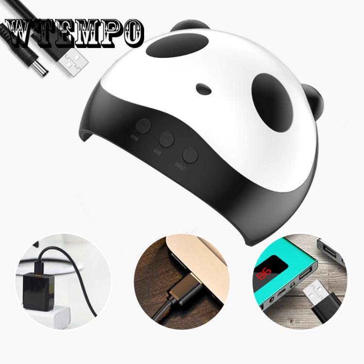 Machine 36W Panda Shape Intelligent UV Lamp Nail Tool LED Lamp Art Painting Nail Tool for Women