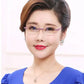Women's Ultra-light Frameless Reading Glasses Anti-blue Light Radiation Glasses Middle-aged and Elderly High-definition Glasses Eyewear