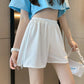 Cotton Sports Shorts Women's Summer Loose High Waist Sports and Leisure All-match Zipper Home Yoga Shorts