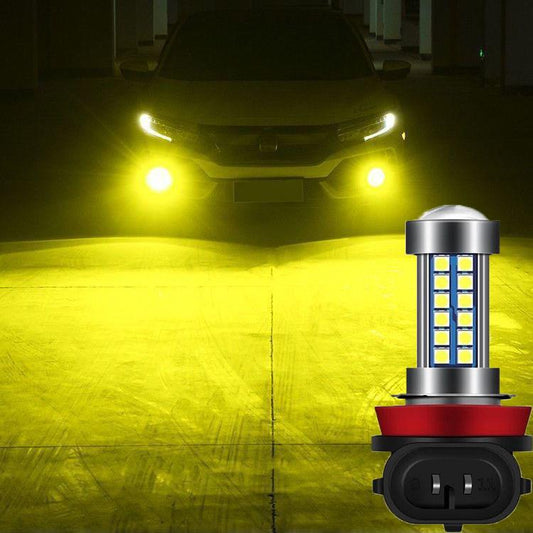 H11 220W LED Car Front Fog Light Super Bright Headlight Color Natural/ Strobe Light Car Light Bulb