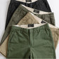 Summer Casual Shorts Men's Texture Slim Fit Trend Five-point Pants Men's All-match Straight Workwear Five-point Pants