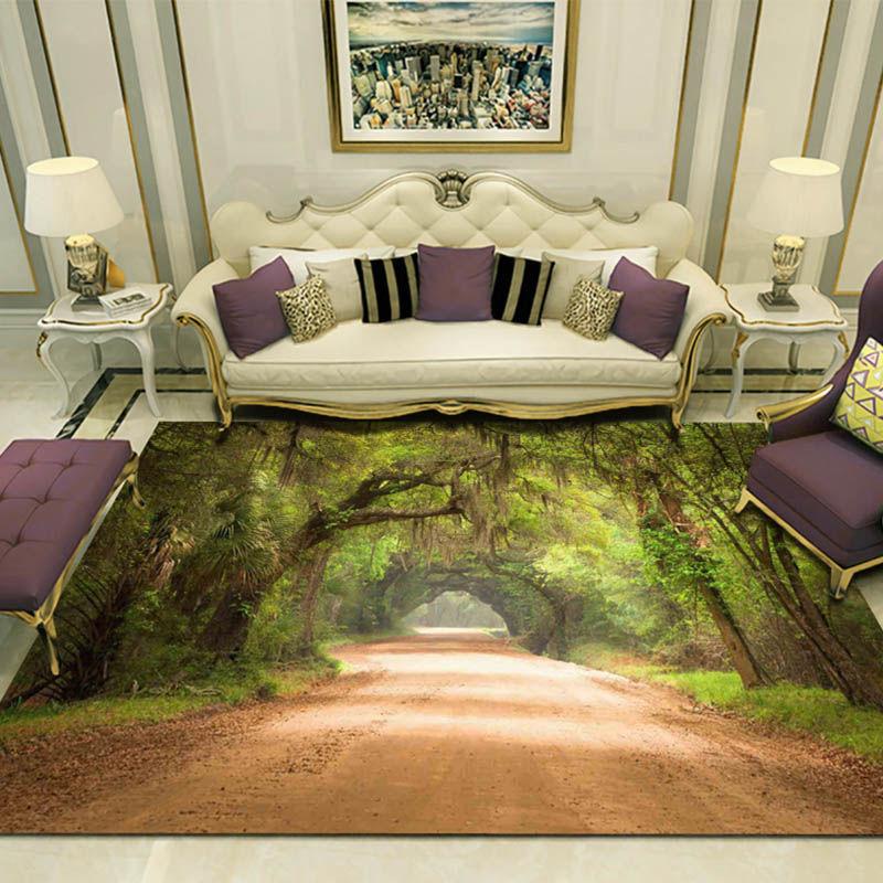 3D Carpet Floor Mats Bedroom Living Room Door Stepping Mats Home Door Mats Door Coffee Table Mat European Style
