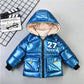 Children's Clothes Boys' Winter Cotton Clothes Children's Thick Down Jackets Children Foreign Style Handsome Shiny Padded Jacket