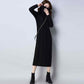 Large Size Plus Velvet Thickened Long Sweater Women Long Dress High Neck Loose Autumn and Winter Sweater Dress
